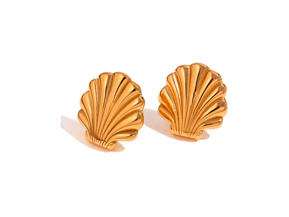Leontine-earrings-orecchini-shell-gold