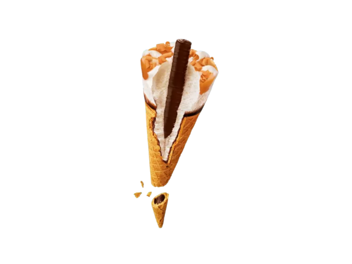 cornetto cuore di cialda