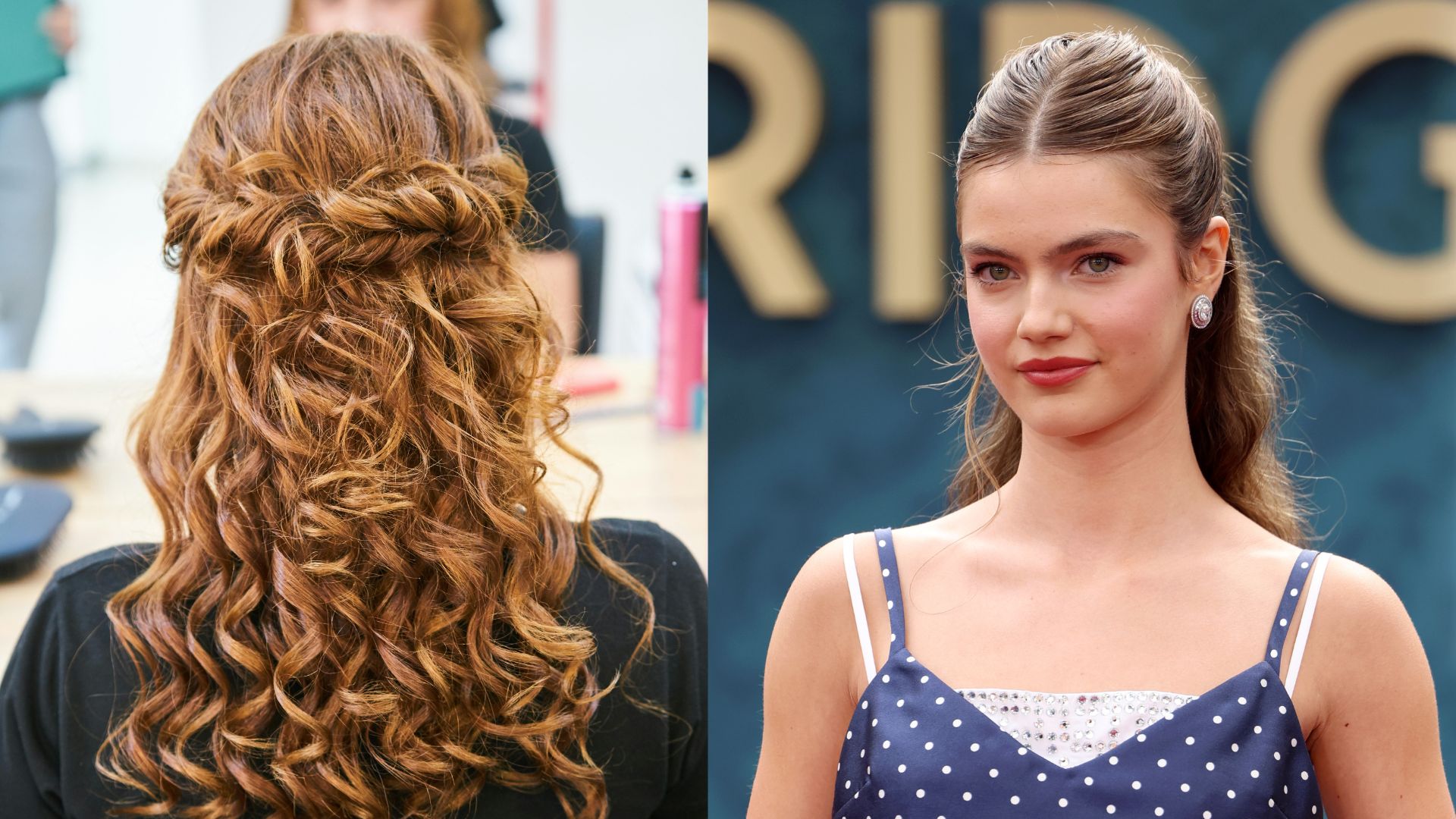 capelli semi raccolti