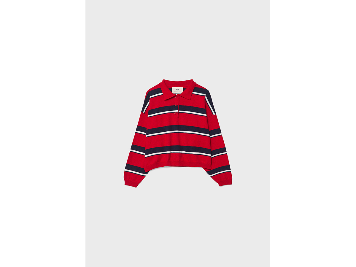 maglia rossa stradivarius
