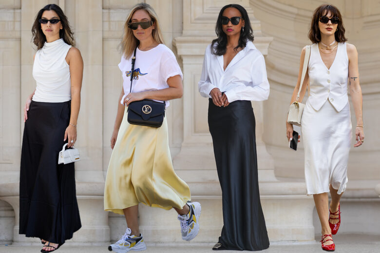 4 idee per abbinare la gonna in satin quest’estate