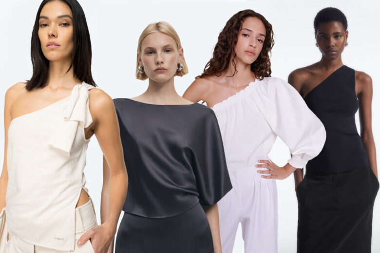 Top “one shoulder”: i modelli a monospalla di cui innamorarsi quest’estate