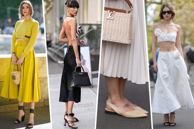 Scarpe per gonne midi: 5 abbinamenti glam da provare quest’estate