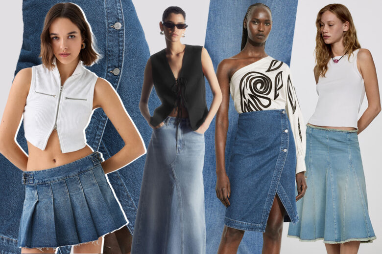 Gonna di jeans, mon amour! È sempre lei il capo passe-partout di cui non possiamo fare a meno