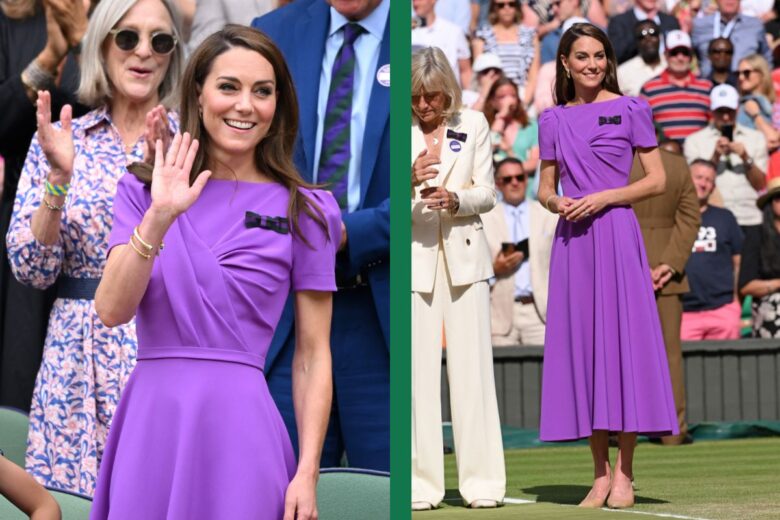 Kate Middleton in viola e tutti i look delle celebrities a Wimbledon 2024