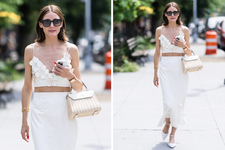 Olivia Palermo e quel look total white che non vediamo di replicare quest’estate