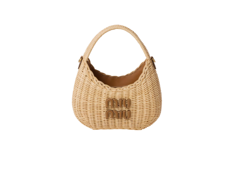 borsa midollino miu miu