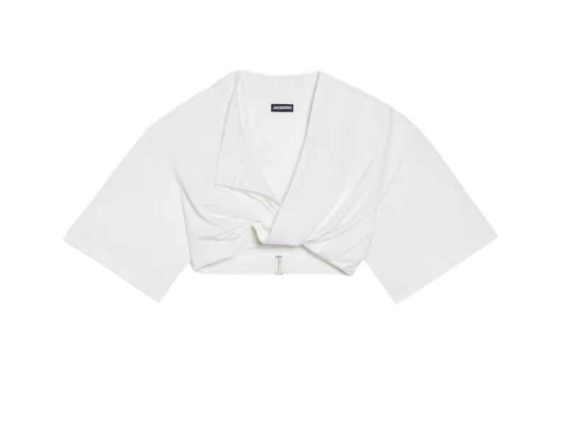 camicia cropped jacquemus