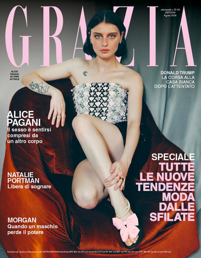 Grazia è in edicola con Alice Pagani