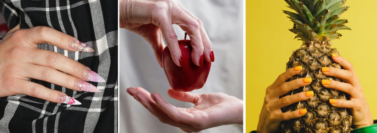 fruit salad nail art