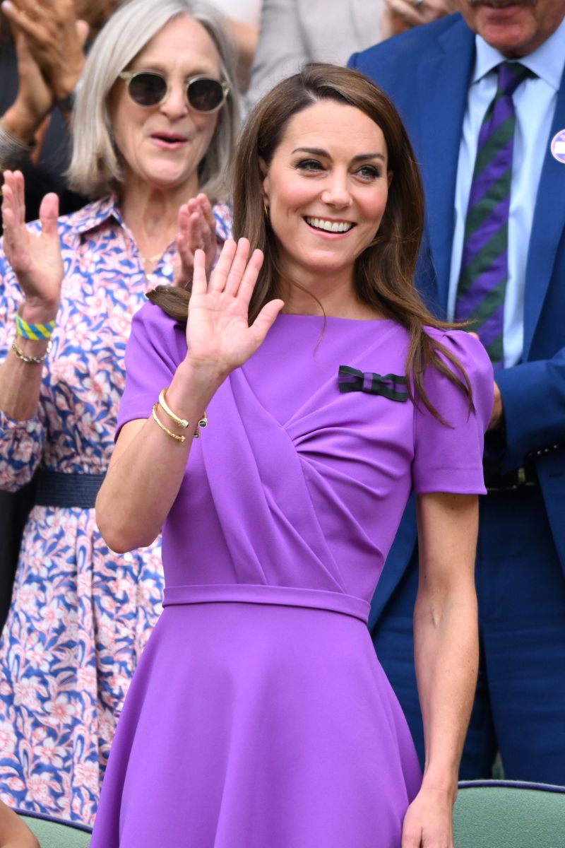 kate middleton wimbledon 2024 abito viola