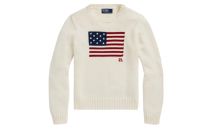polo ralph lauren maglione bandiera