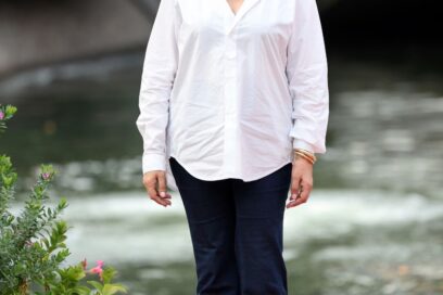 Laura Morante arrivo venezia 2024