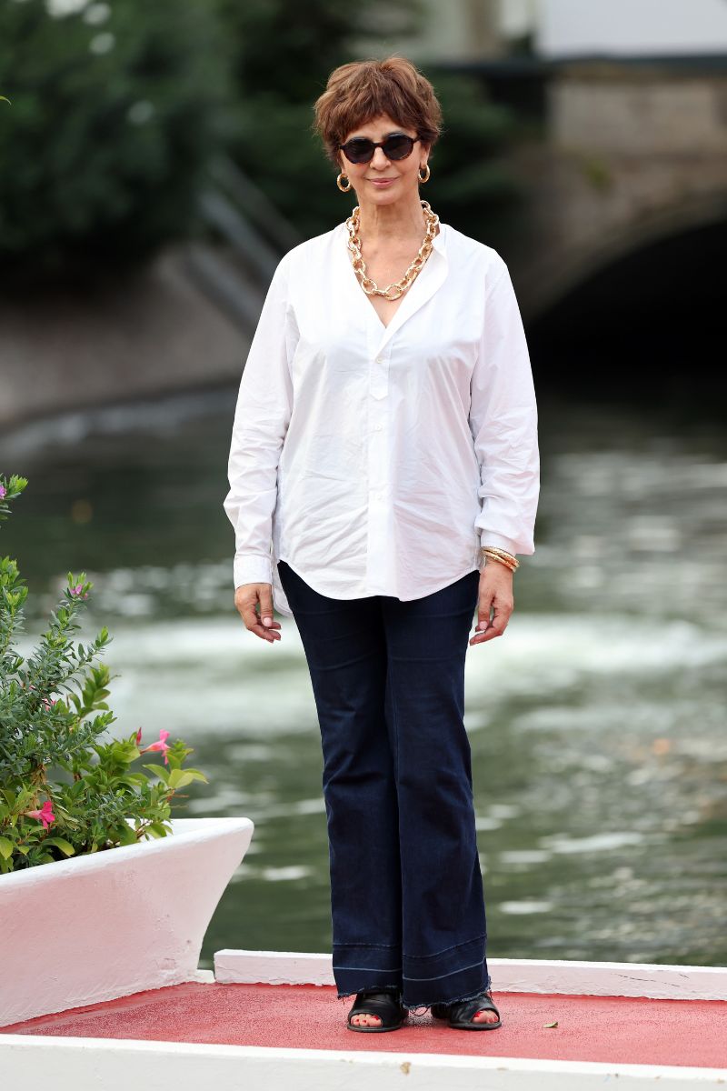 Laura Morante arrivo venezia 2024