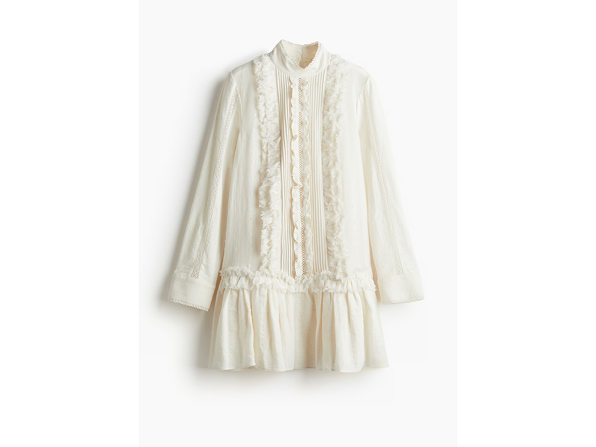 abito-corto-con-volant-hm