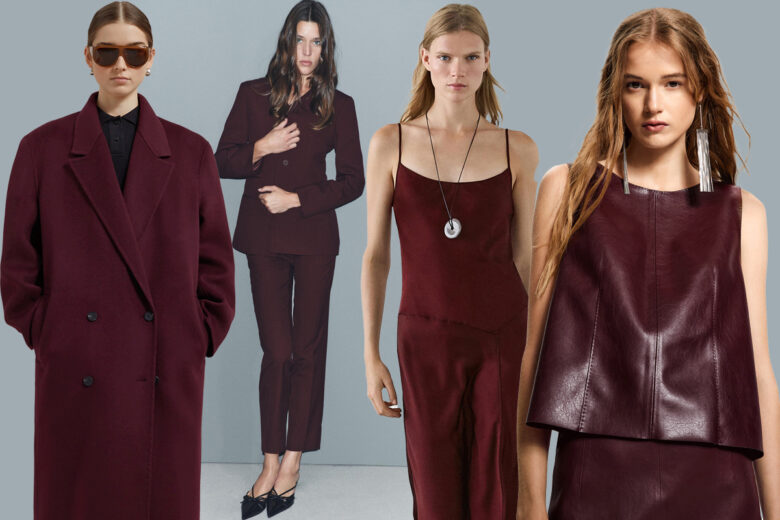 Il colore più trendy dell’autunno? Che domande, il burgundy! Ecco i capi e gli accessori da avere