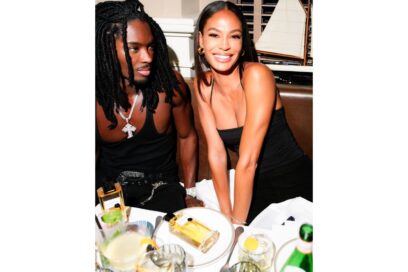 Alton Mason & Joan Smalls at SEVENTY ONE X