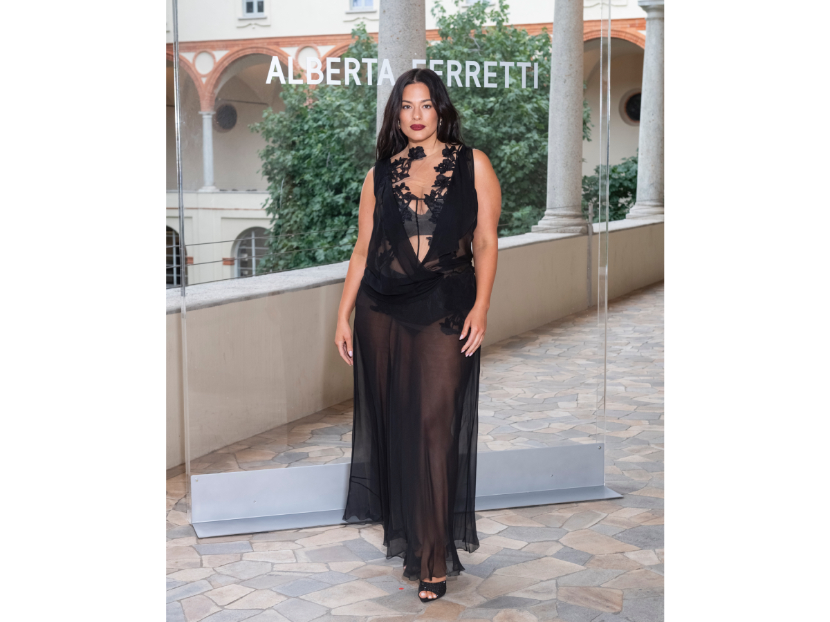 Ashley Graham da Alberta Ferretti Courtesy of Press Office