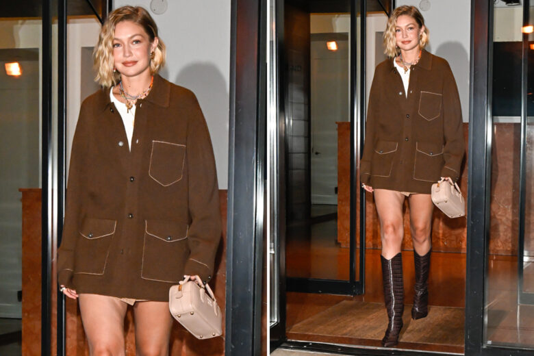 Il look perfetto per prepararsi all’arrivo dell’autunno? Quello sfoggiato da Gigi Hadid a New York
