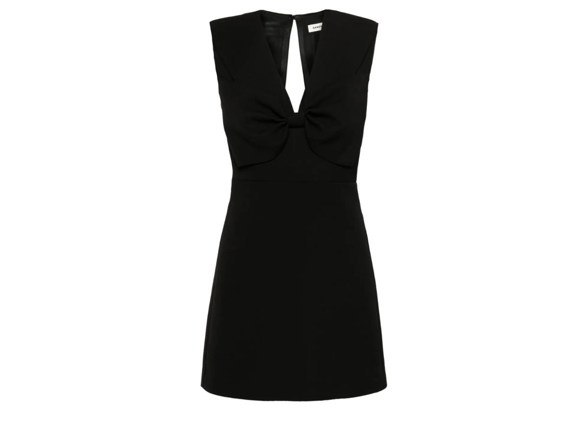 abito corto con fiocco Sandro farfetch