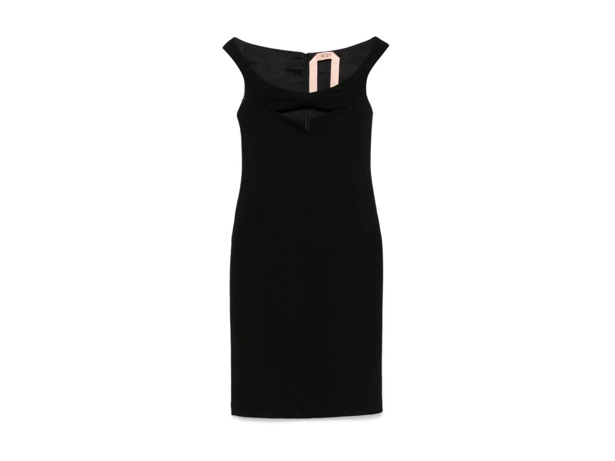 abito midi con fiocco numero 21 farfetch