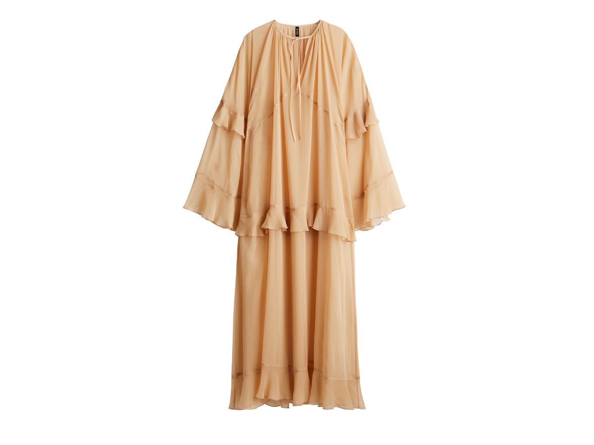 abito ruches h&m