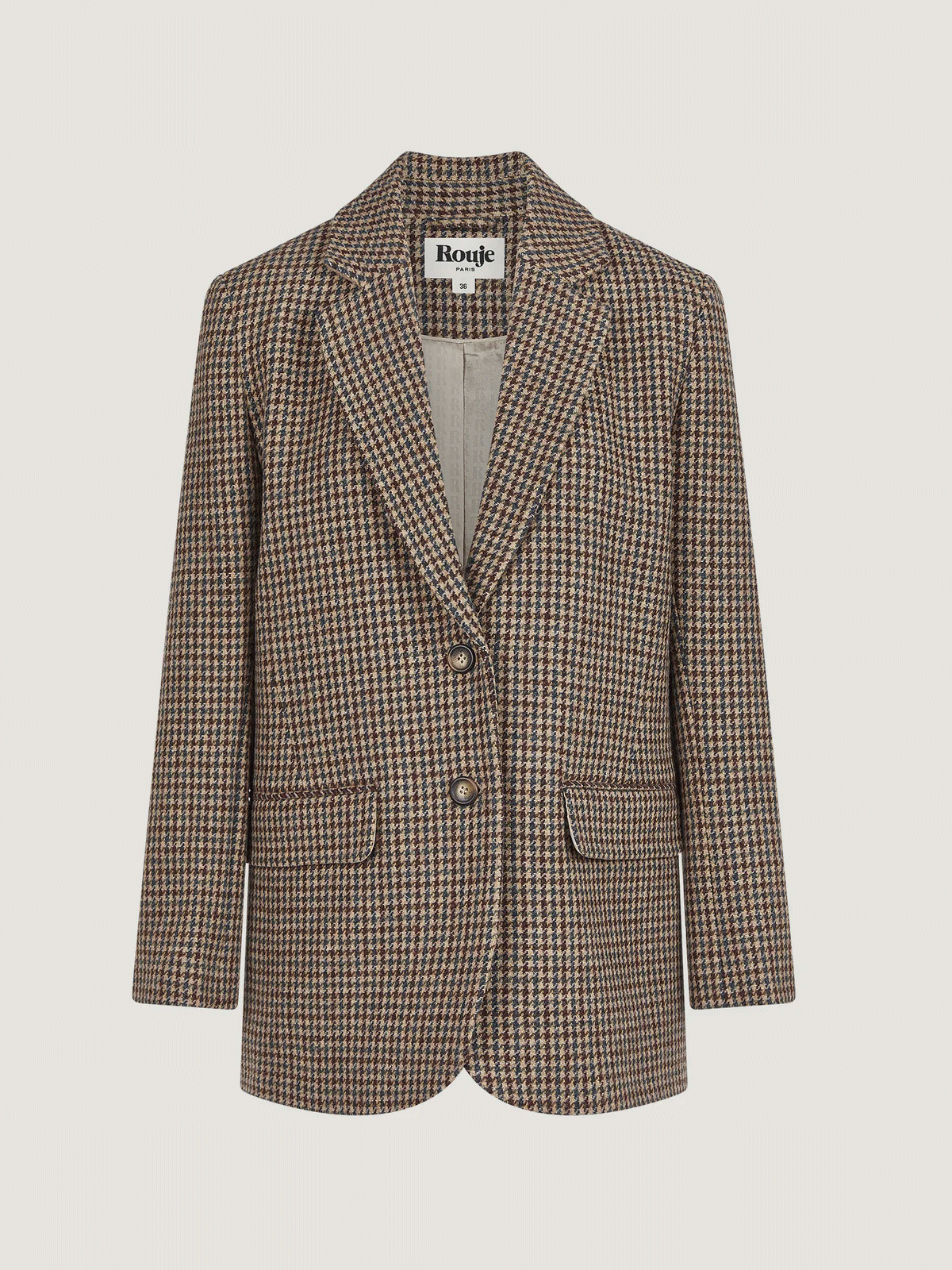 blazer-oversize-pied-de-poule-ROUJE