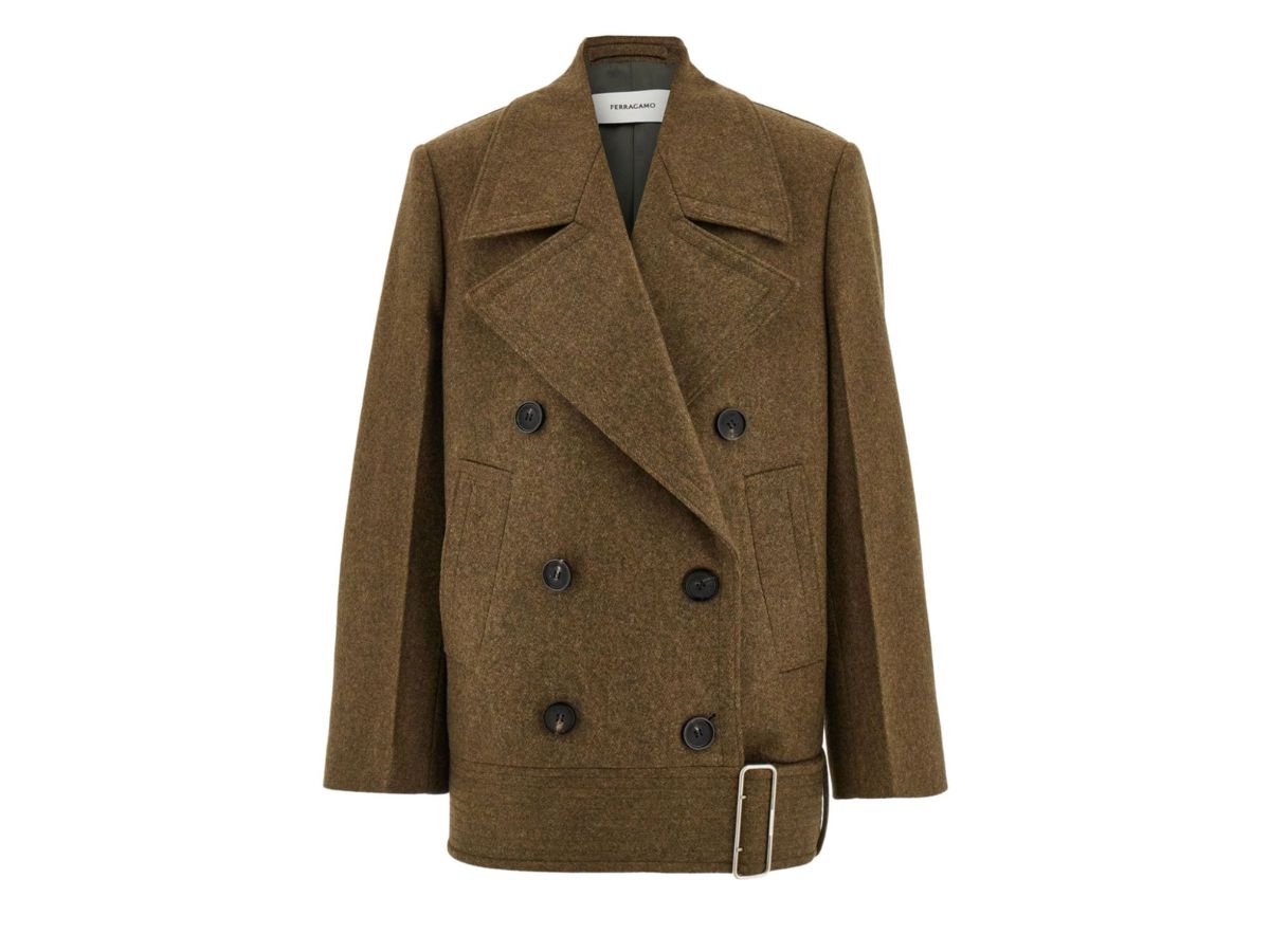 caban doppiopetto Ferragamo farfetch