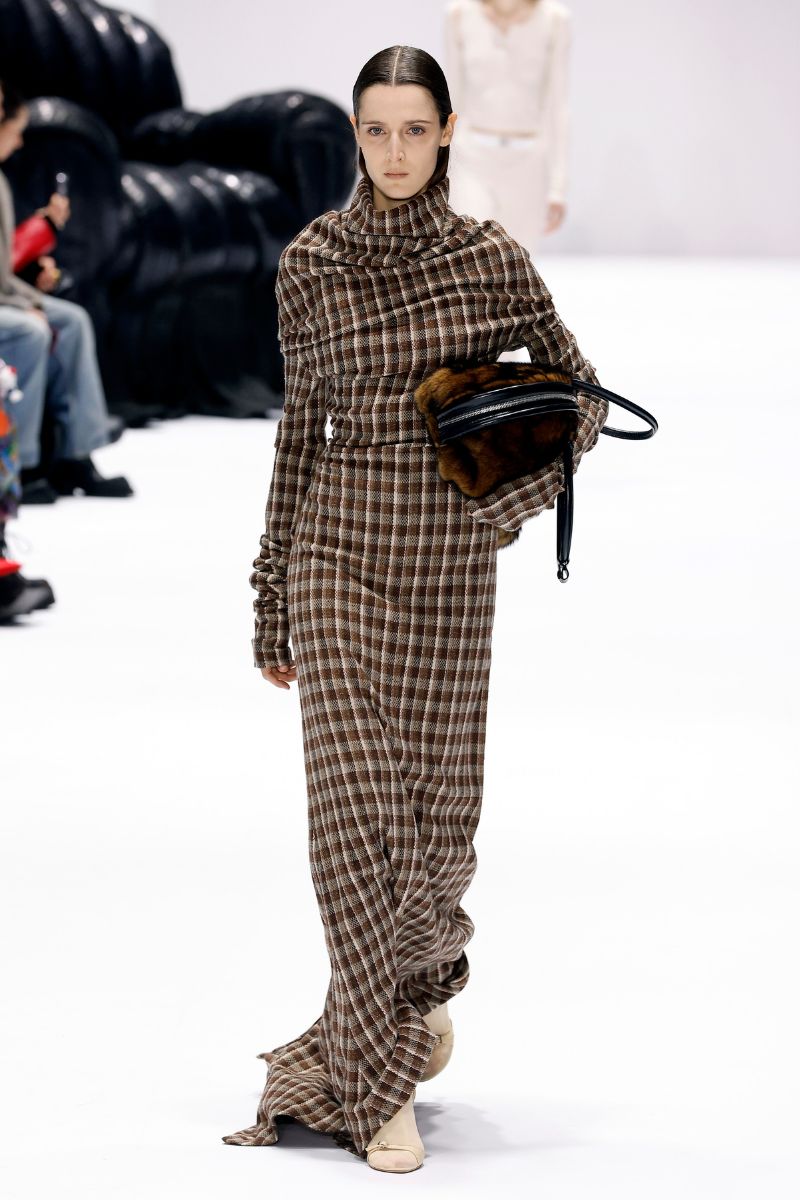 gemelli tartan acne studios