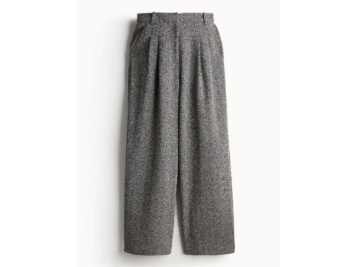 pantaloni-ampi-grigio-spigato-hm