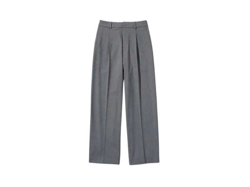 pantaloni con piega ampi Uniqlo
