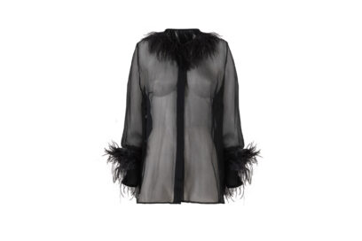 Morfosis- camicia con piume