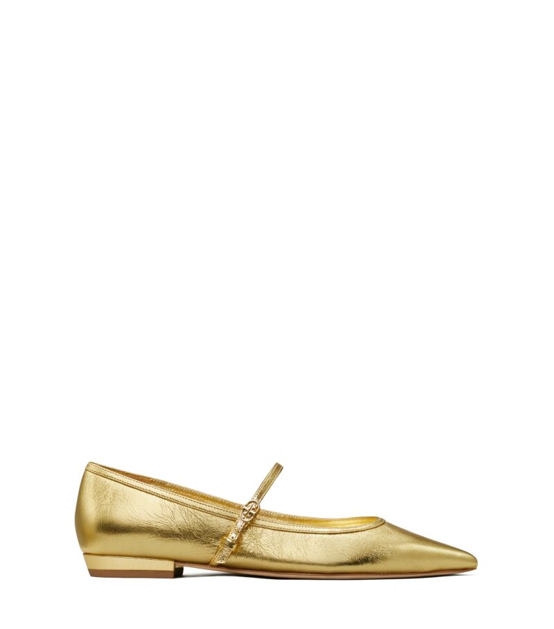 TB Double T Buckle Mary Jane 166038 in Gold Rush
