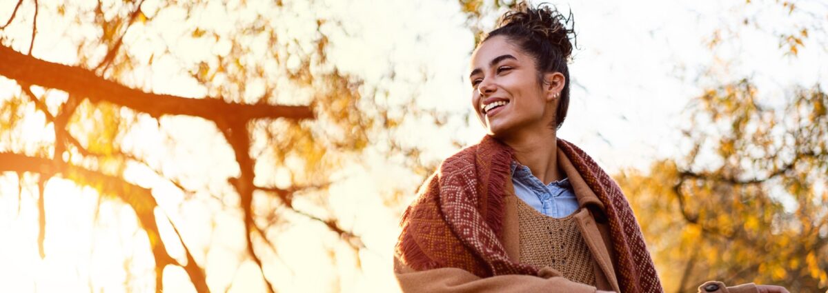autunno sorriso benessere hero