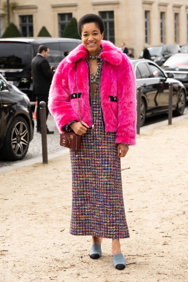 giacca faux fur corta