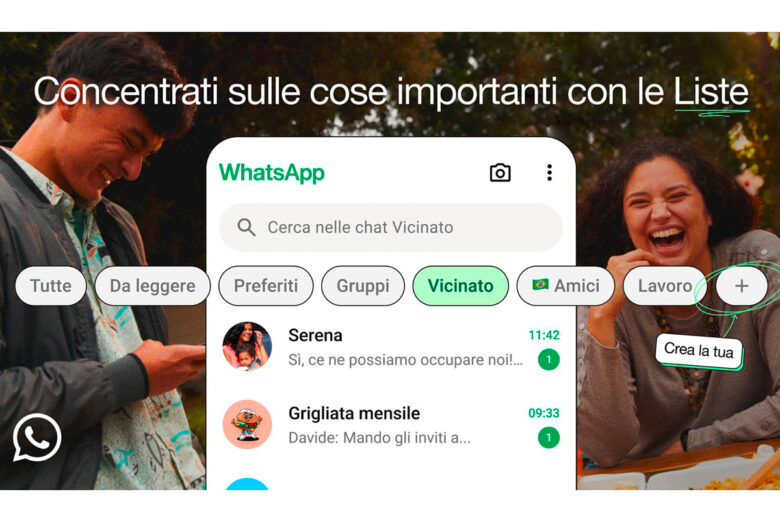 Su WhatsApp arrivano le Liste! Ecco come funzionano
