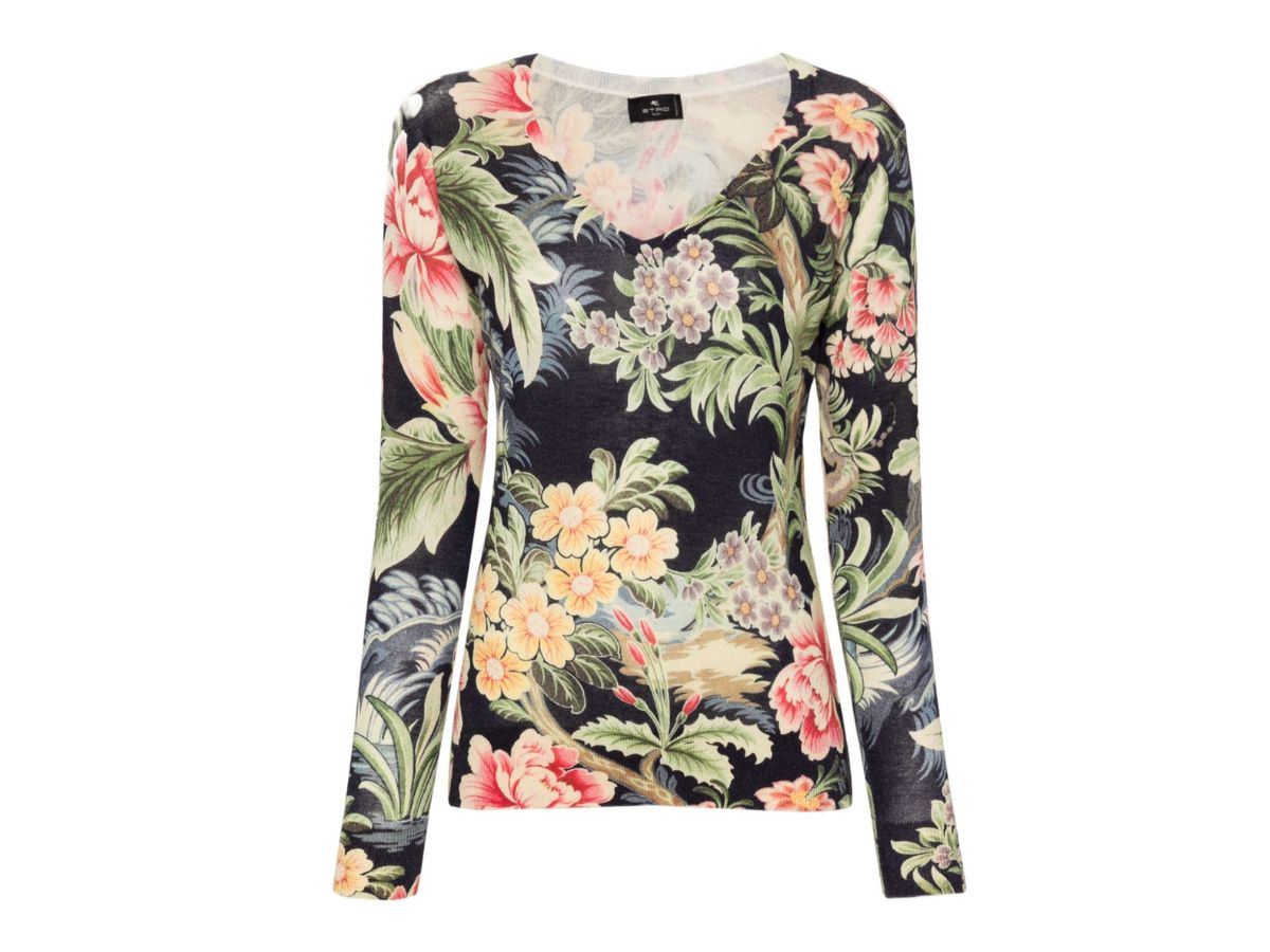 maglioncino a fiori etro