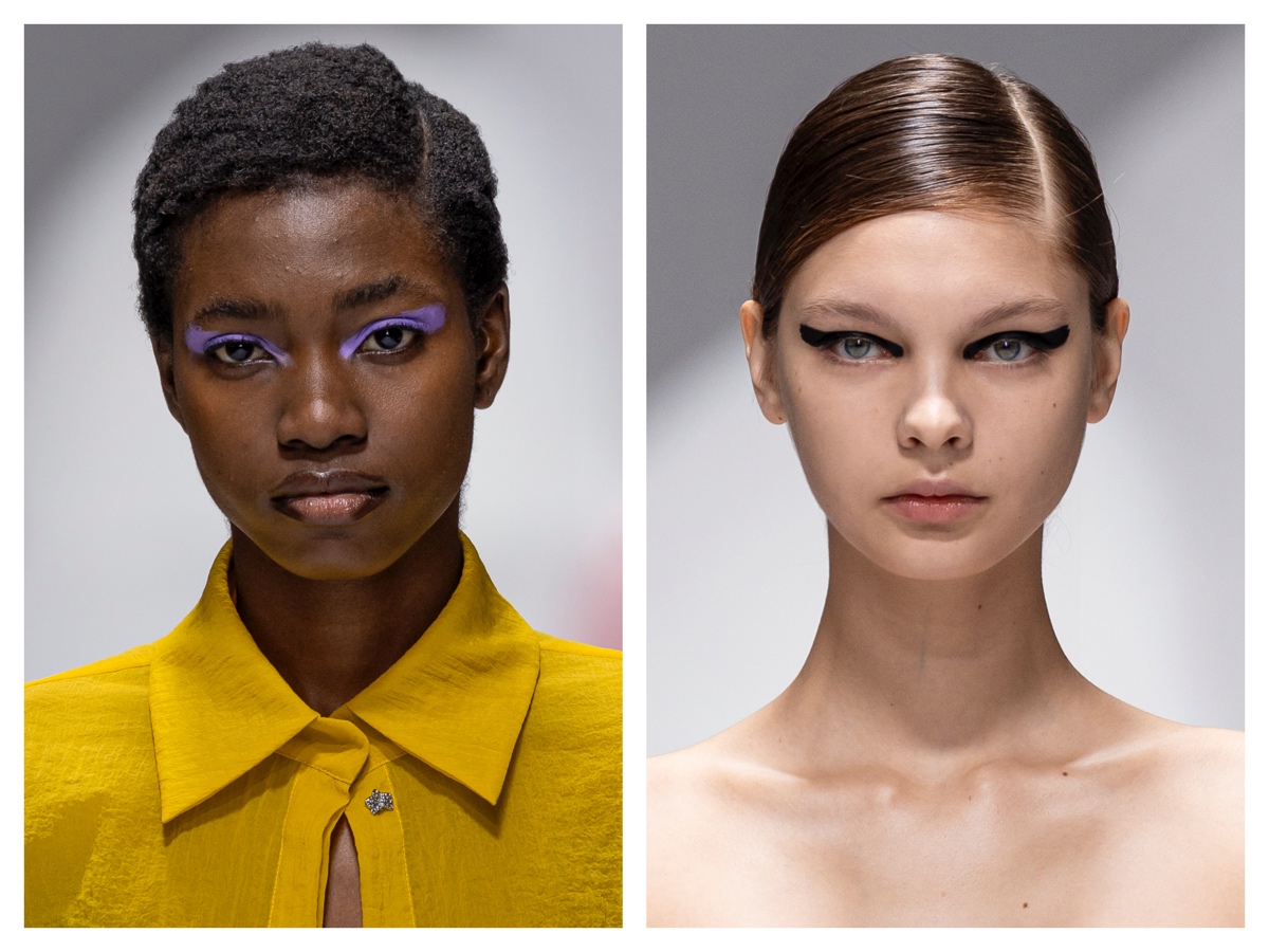 new goth make up tendenza trucco gotico dark autunno inverno 2024 2025 05