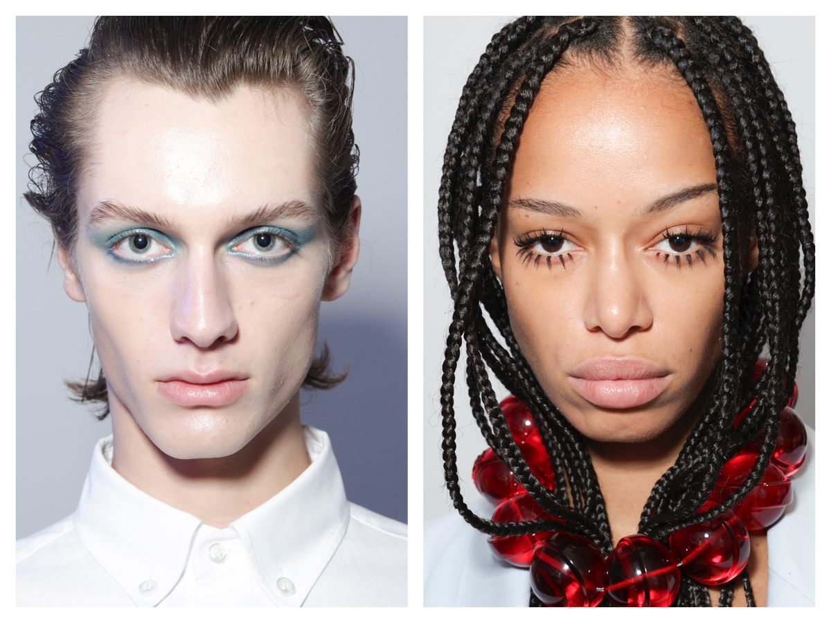 new goth make up tendenza trucco gotico dark autunno inverno 2024 2025 07