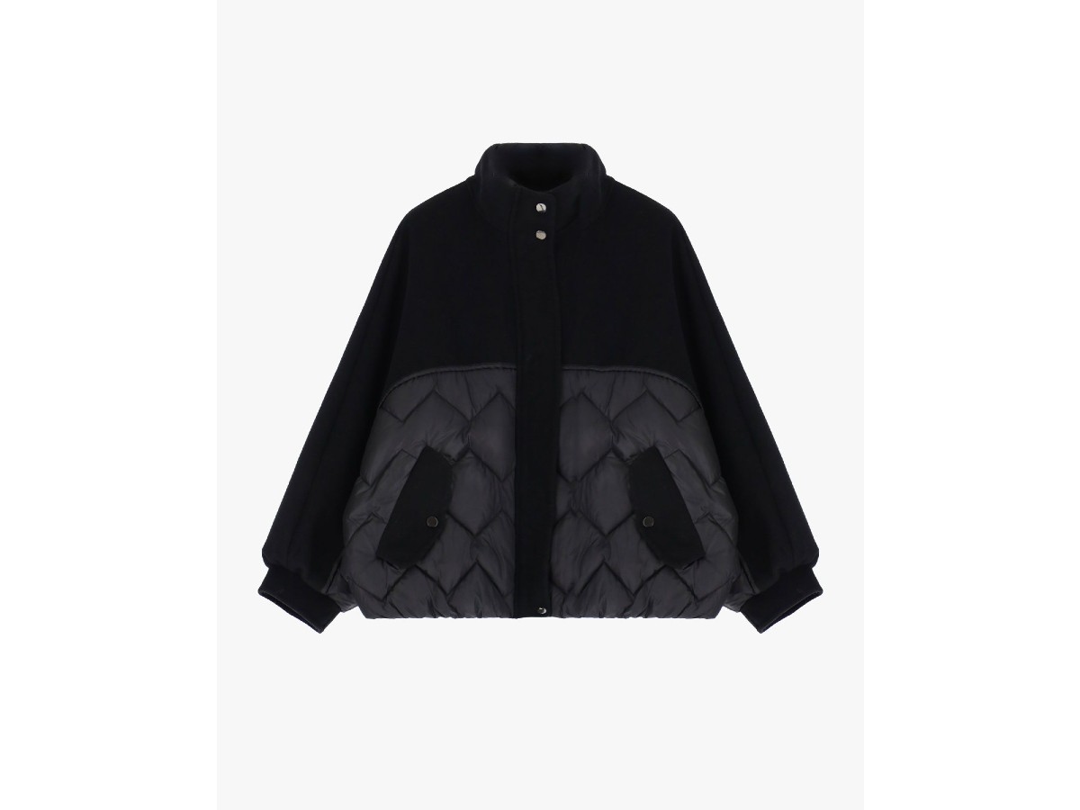 ok Dixie_Giacca trapuntata con eleganti dettagli a contrasto – 253€