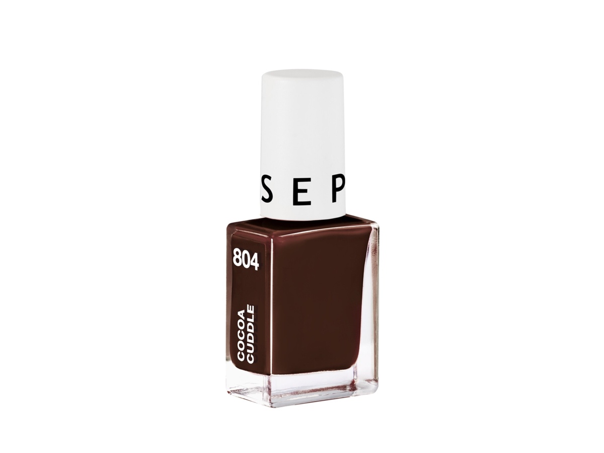 unghie color cioccolato smalto marrone tendenza autunno inverno 2024 2025 06