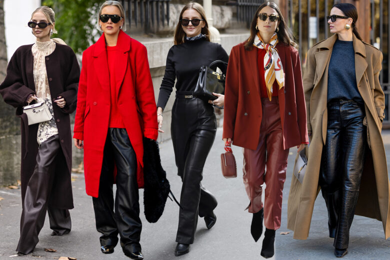 It’s leather weather! 5 look con i pantaloni di pelle da provare adesso 