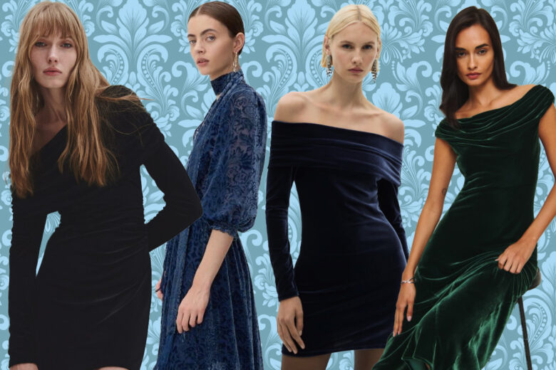 Non c’è nulla di meglio di un velvet dress per celebrare la holiday season