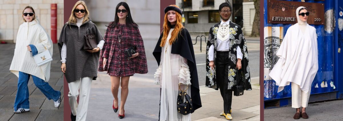 DESK poncho mantella trend inverno