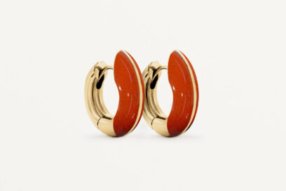Dévé, SS24, Locus Solus Red Jasper Earrings, Gold, £365