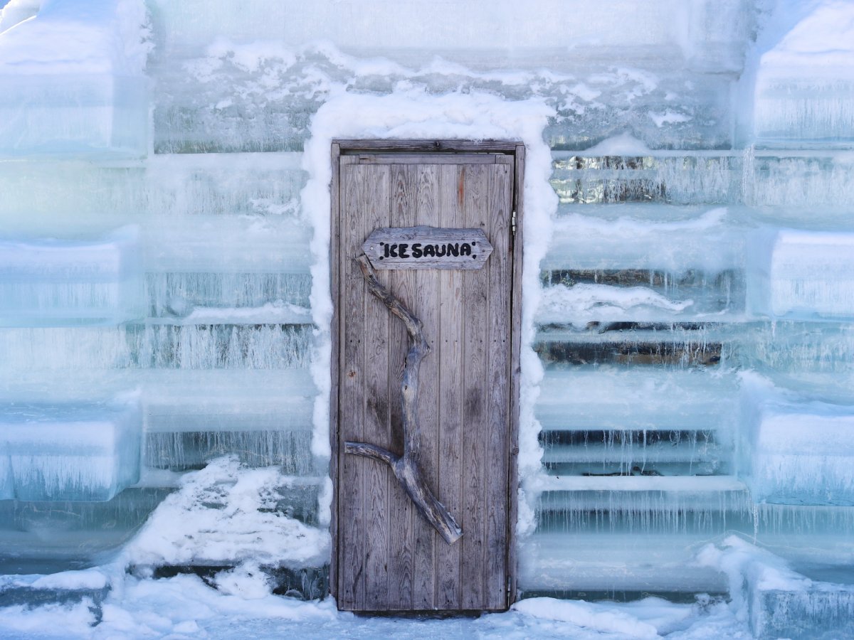 Ice sauna finlandia