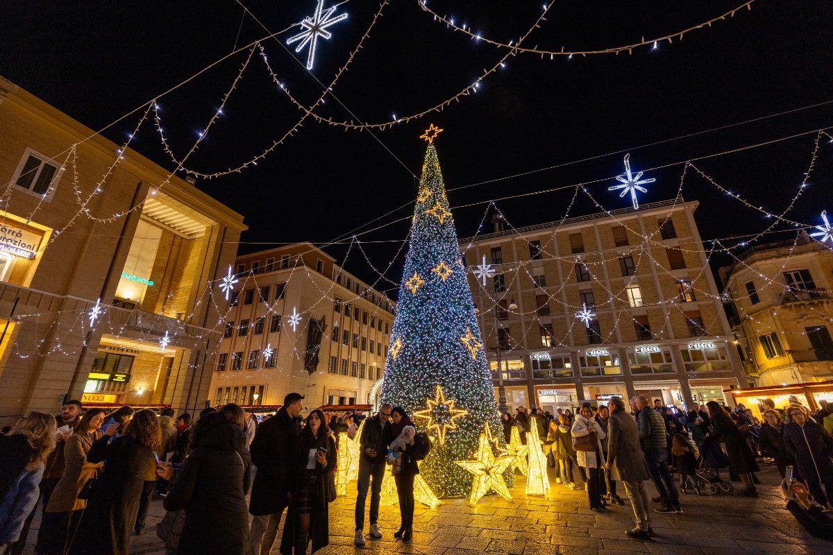 Mercatini natale Piazza Sant Oronzo Lecce © Getty Images