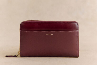 Sézane_Essentiels FW24_Portefeuille Victoria Bordeaux