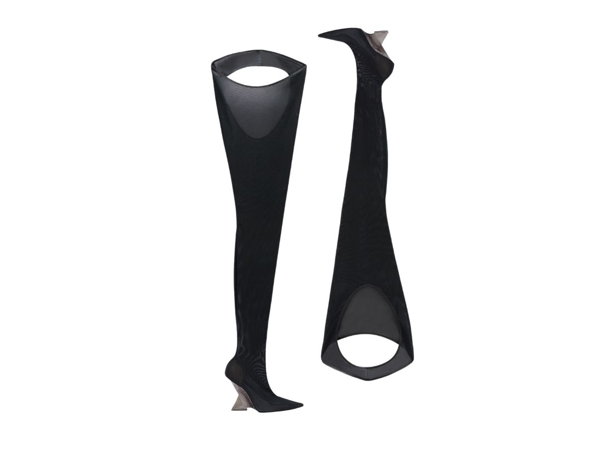 THIGH HIGH ”CHEOPISSIMA” BLACK the attico