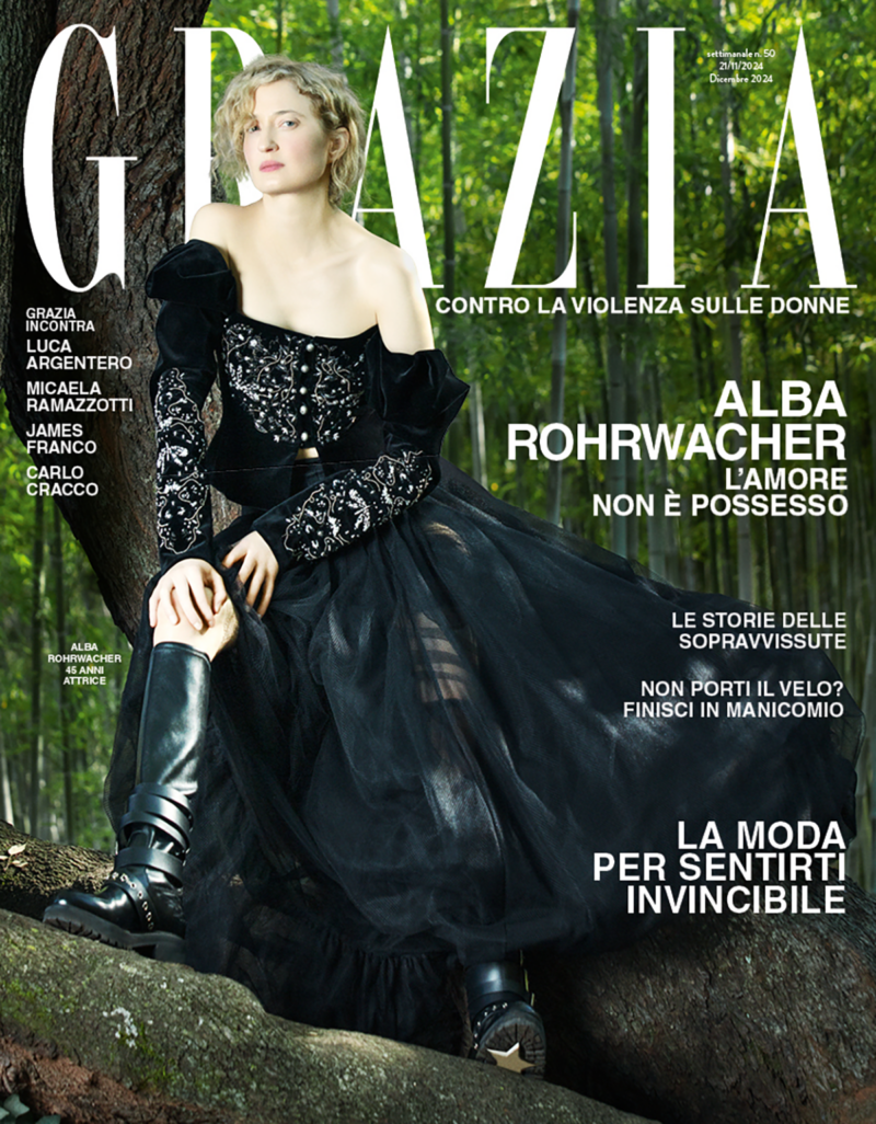 Grazia è in edicola con Alba Rohrwacher